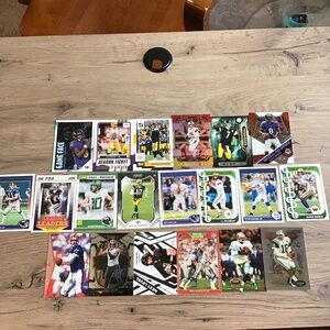Lot 20 NFL quarterbacks football cards